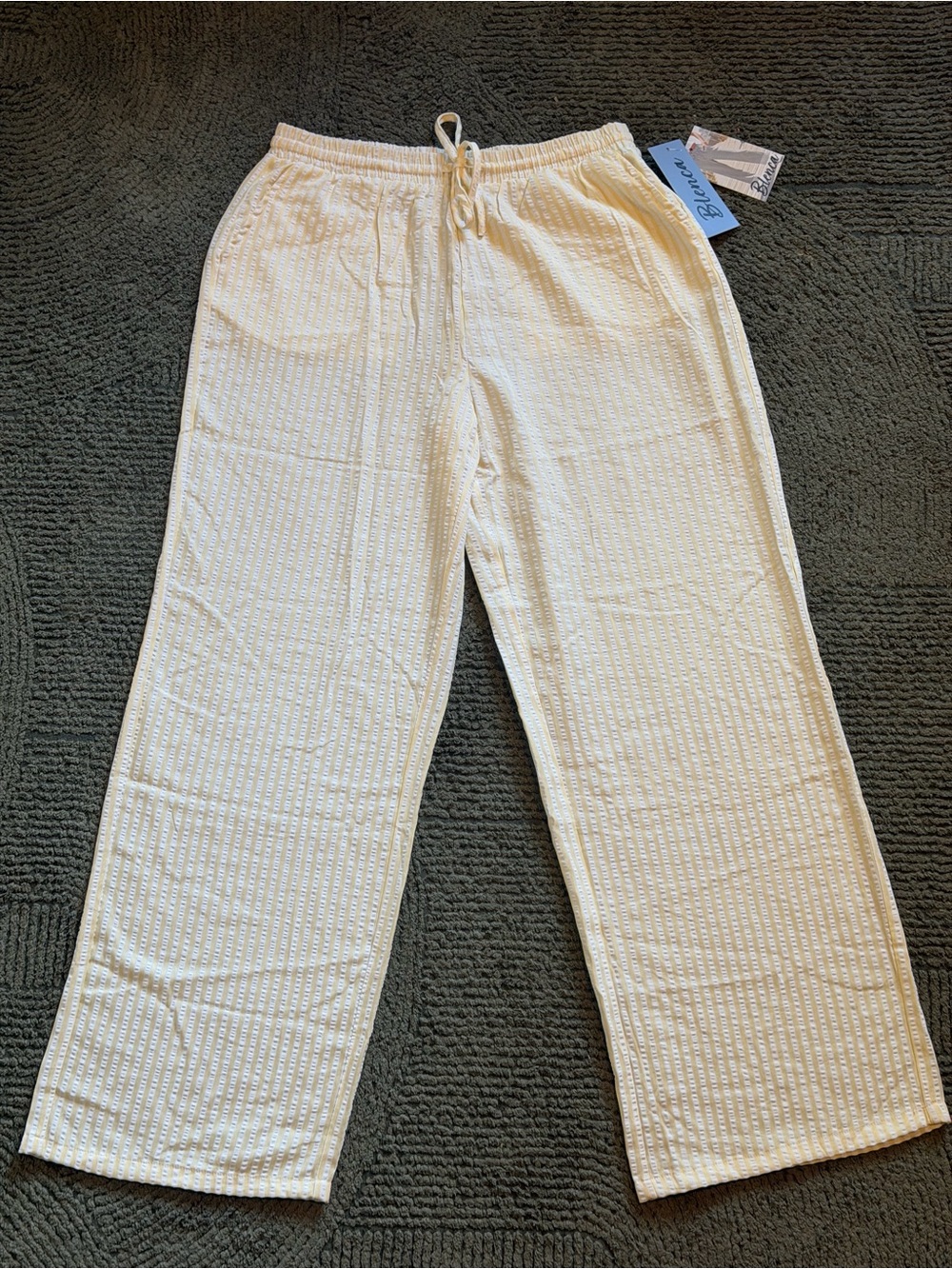 New Bundle of Butter Yellow Wide and Flare Pants